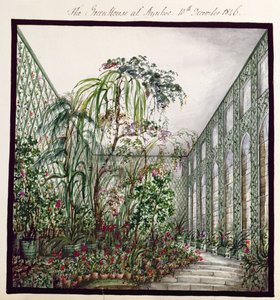 Kasvihuone Aynhoessa, 1846